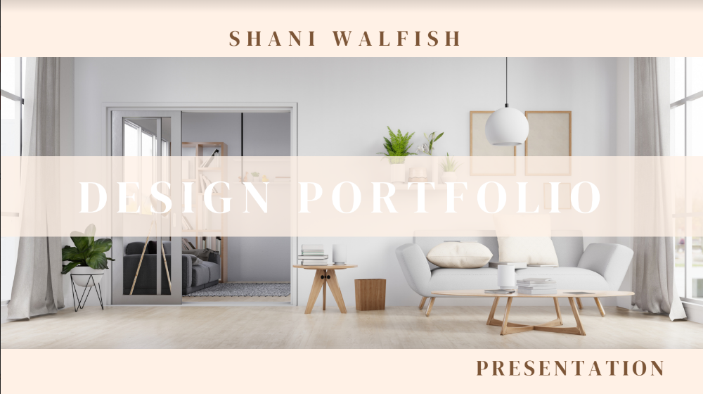 Shani Walfish Portfolio
