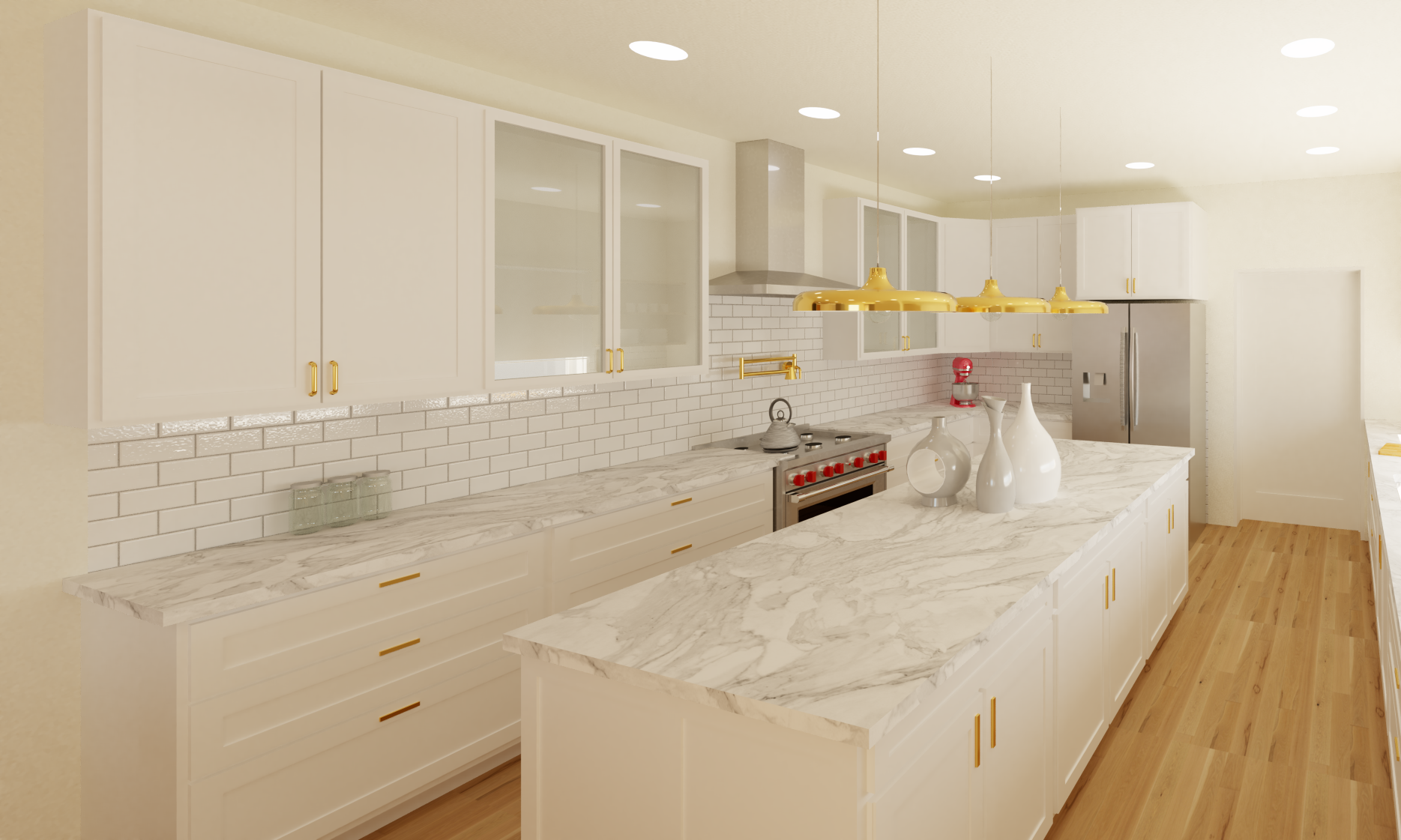 small Kitchen Rendering 2