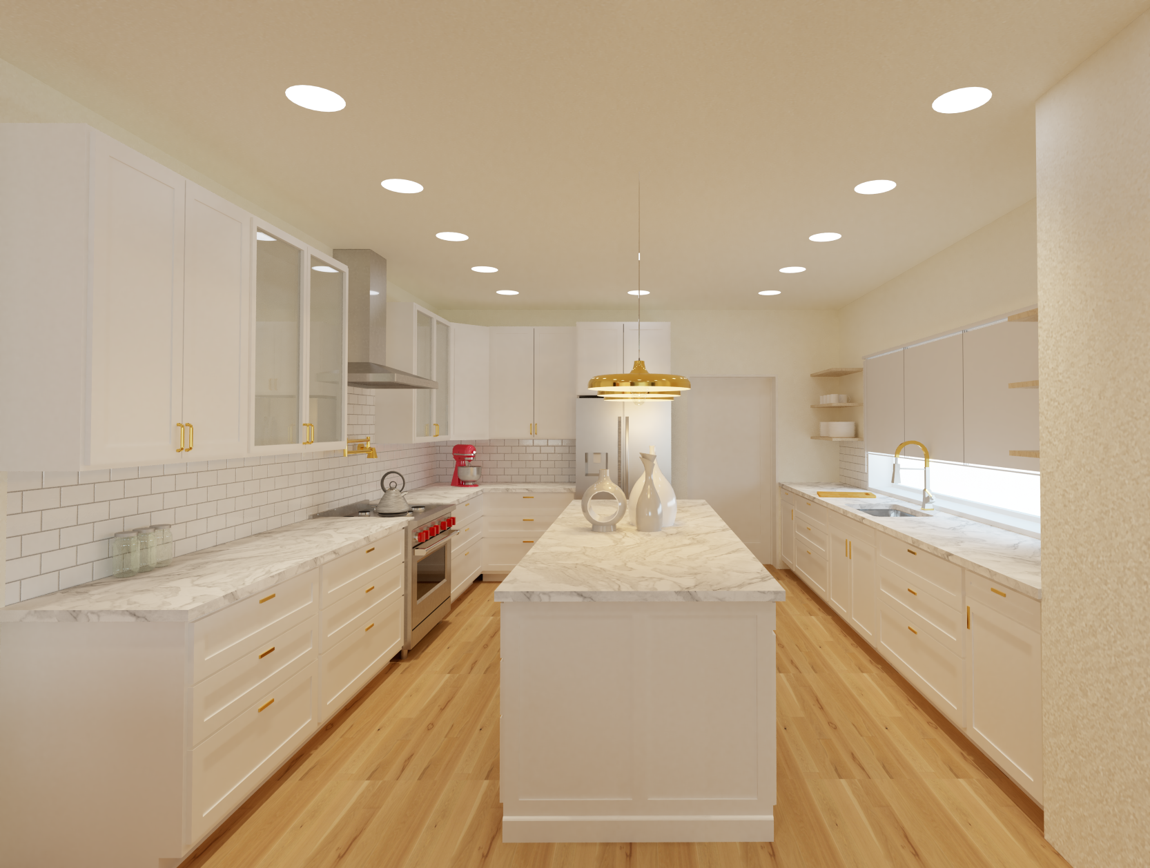 small Kitchen Rendering